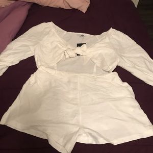 White Two Piece Summer Set